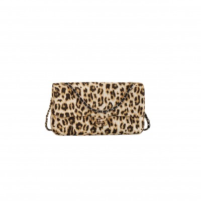 CHANEL MASTER  LEOPARD PRINT CHAIN BAG (33*18*8cm) 